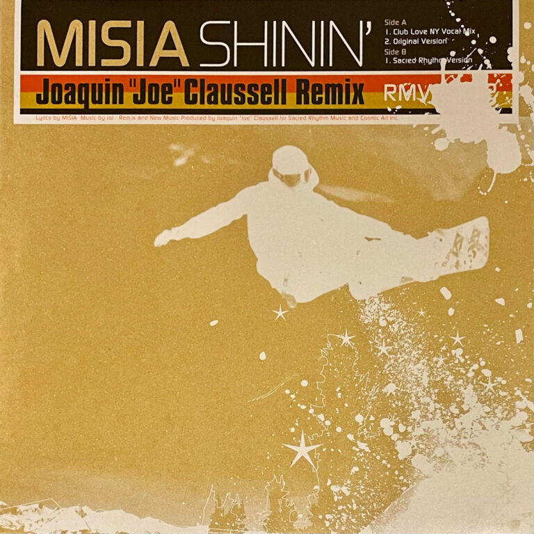 MISIA 『SHININ' (JOAQUIN "JOE" CLAUSSELL Remix)』 promo 12inch